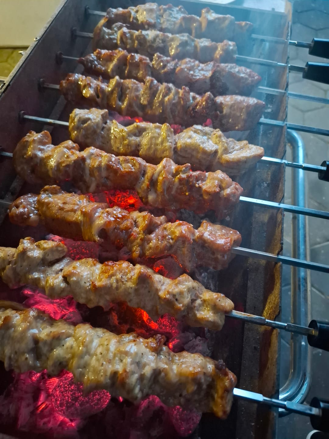Customer photo review of Schweine-Schaschlik Knoblauch-Pfeffer – würzig & traditionell | mySchaschlik