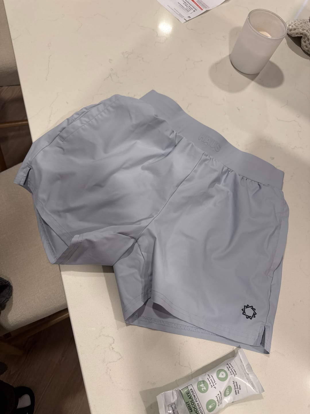 Customer photo review of Essential Shorts 5" Inseam