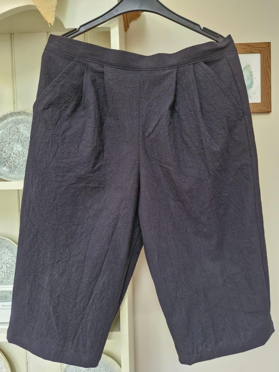 Customer photo review of Linen Feel 100% Cotton Fabric