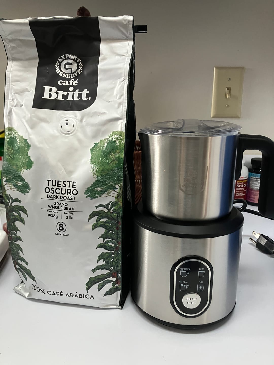 Customer photo review of COSTA RICAN DARK ROAST COFFEE