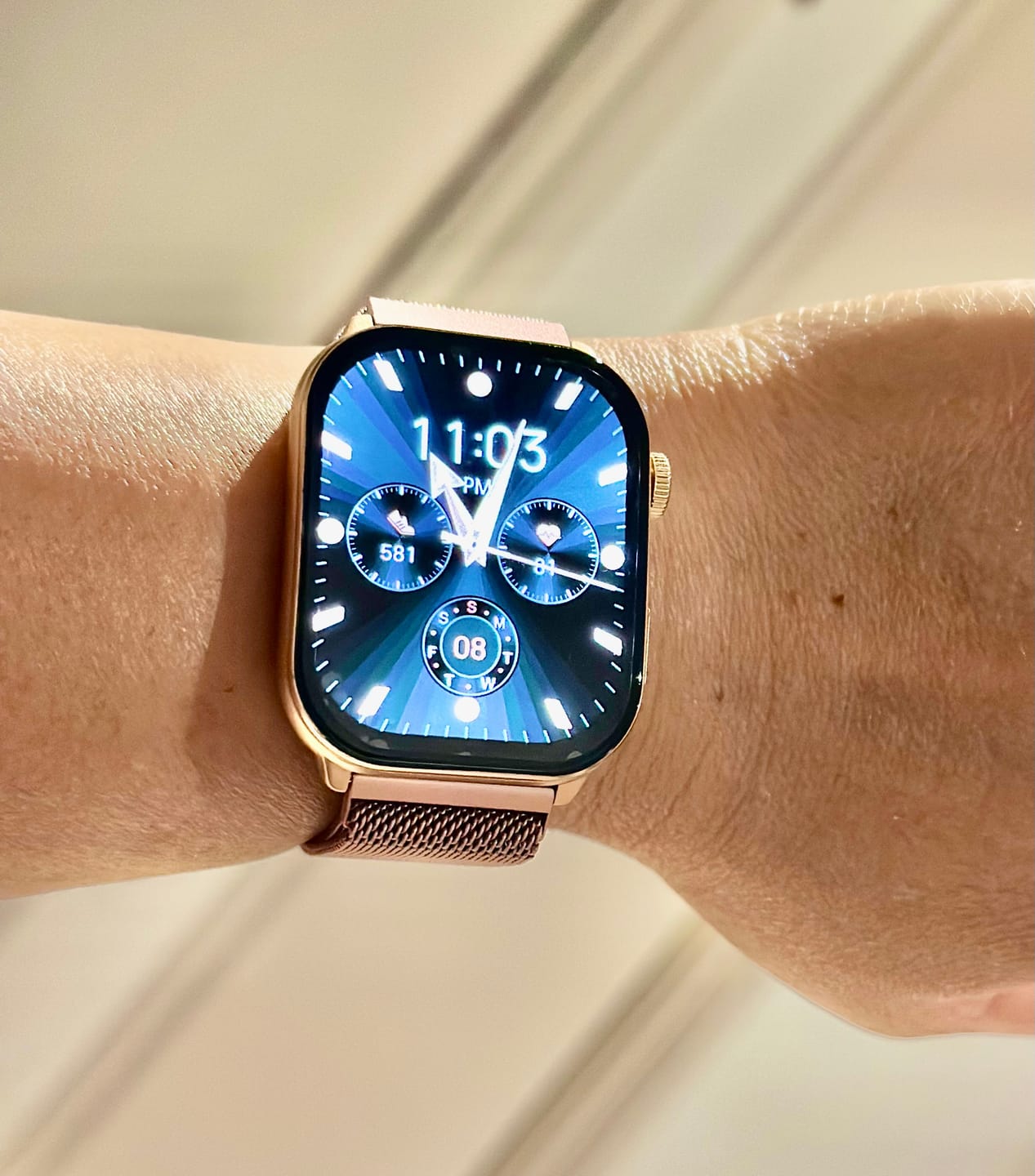 Customer photo review of Pink Milanese Loop