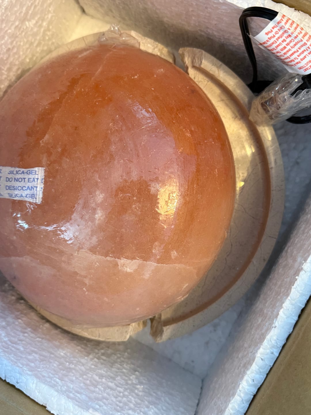 Customer photo review of Himalayan Pink Salt Foot Dome - For Detoxing