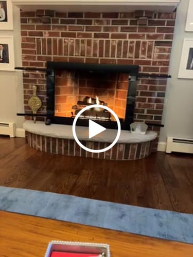 Customer video review of Reflection - Custom Masonry Fireplace Glass Doors