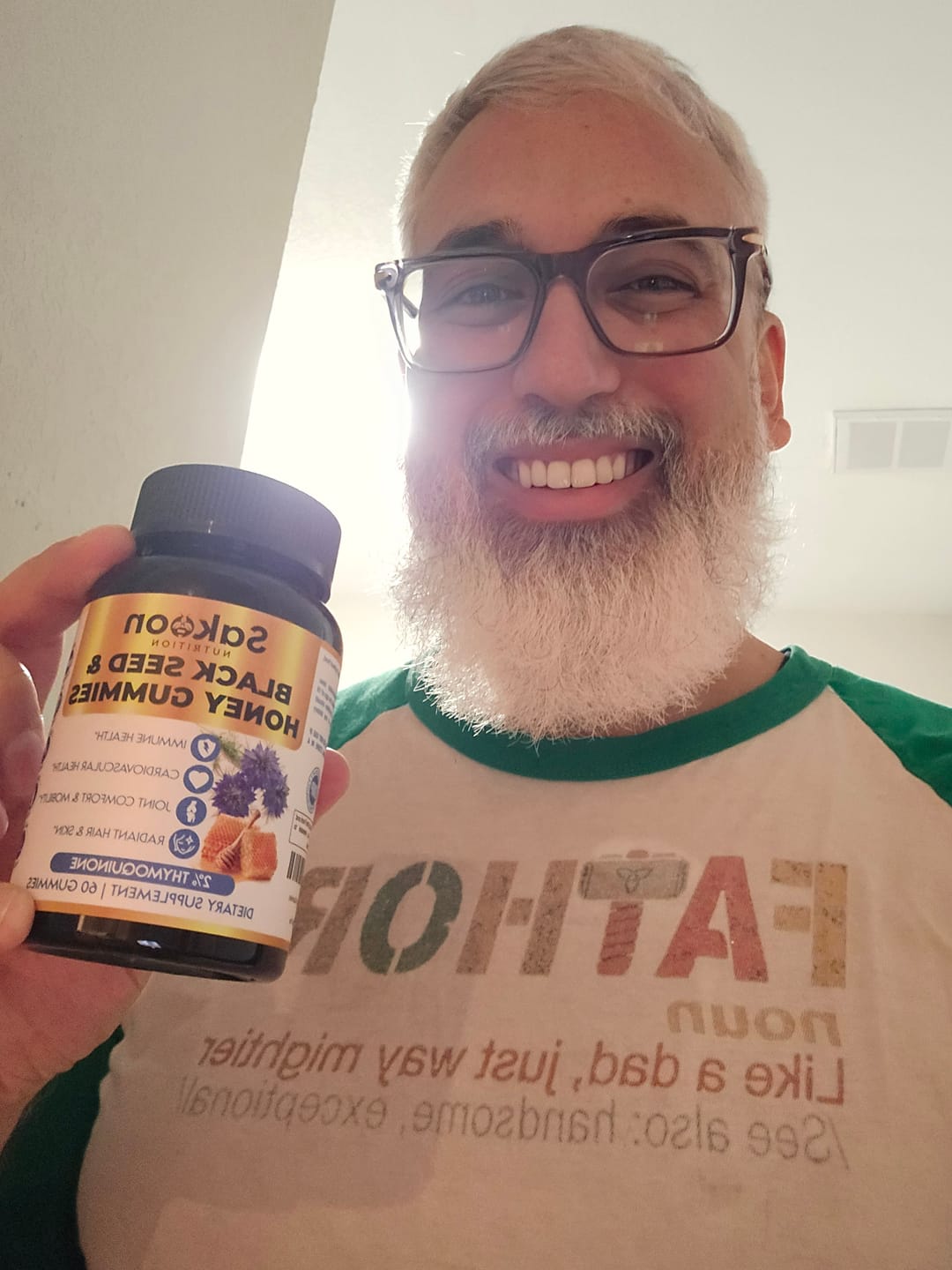 Customer photo review of Black Seed Oil & Honey Gummies