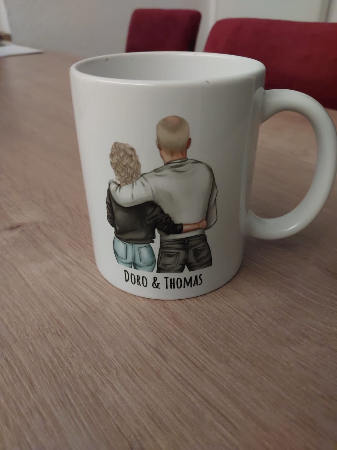Customer photo review of Jeden Tag - Paar-Tasse