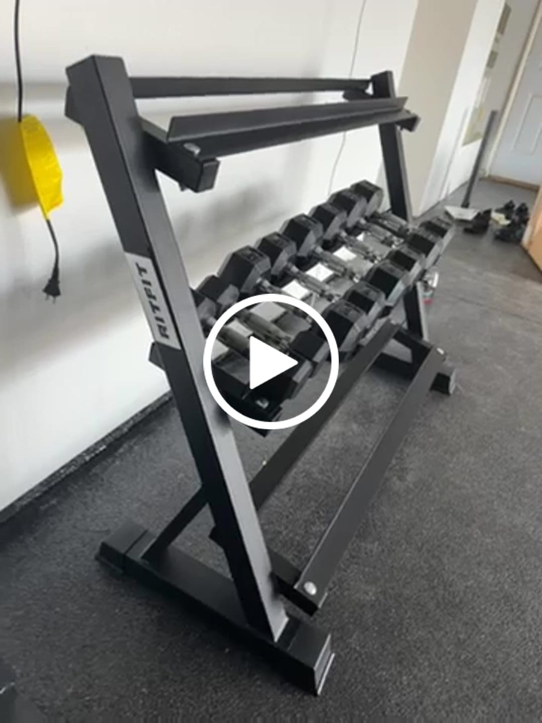 Customer video review of RitFit 3-Tier Dumbbell Weight Rack for Home Gym