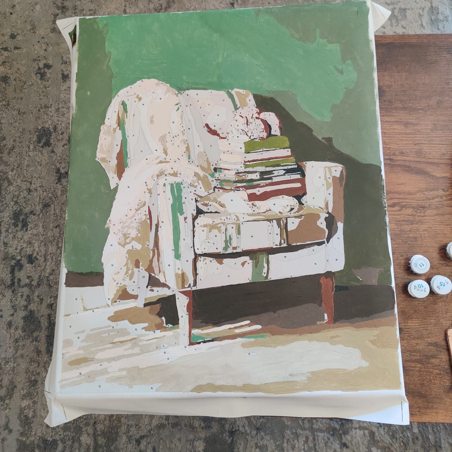 Customer photo review of Occupied | Paint by Number