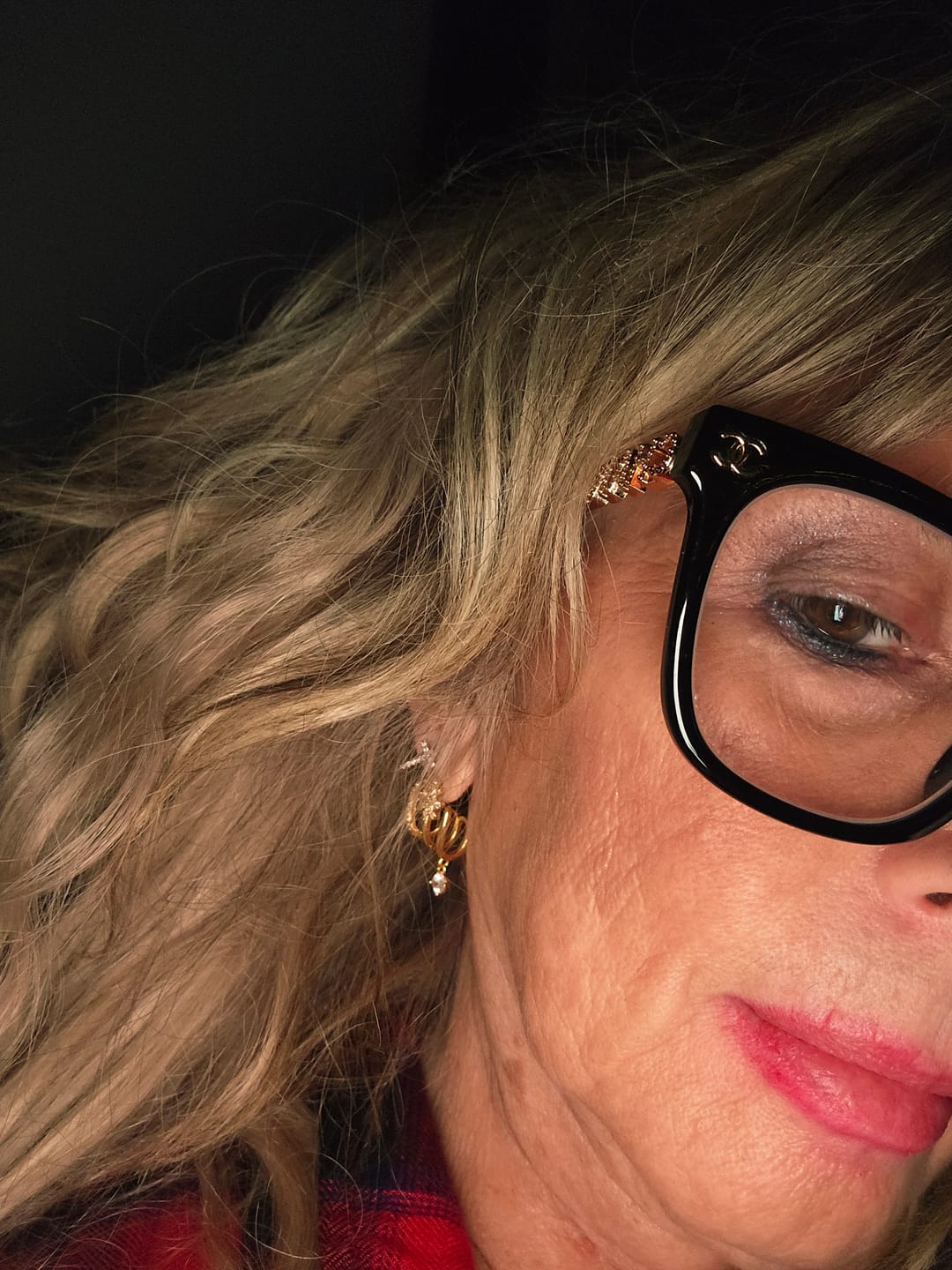 Customer photo review of Kathleen Earrings