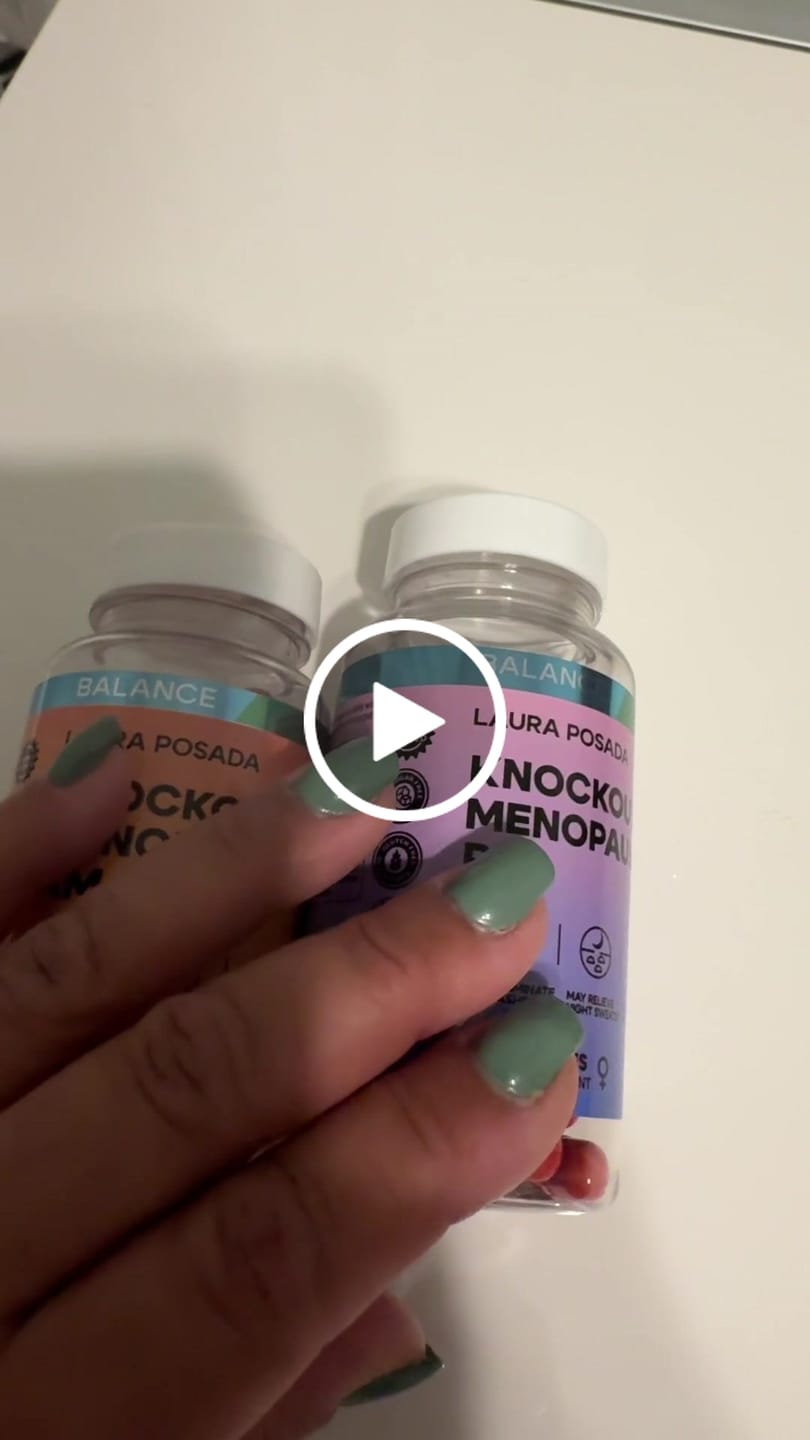 Customer video review of *Combo Knockout Menopause 24 / 7 | Alivio Síntomas Menopausia AM y PM
