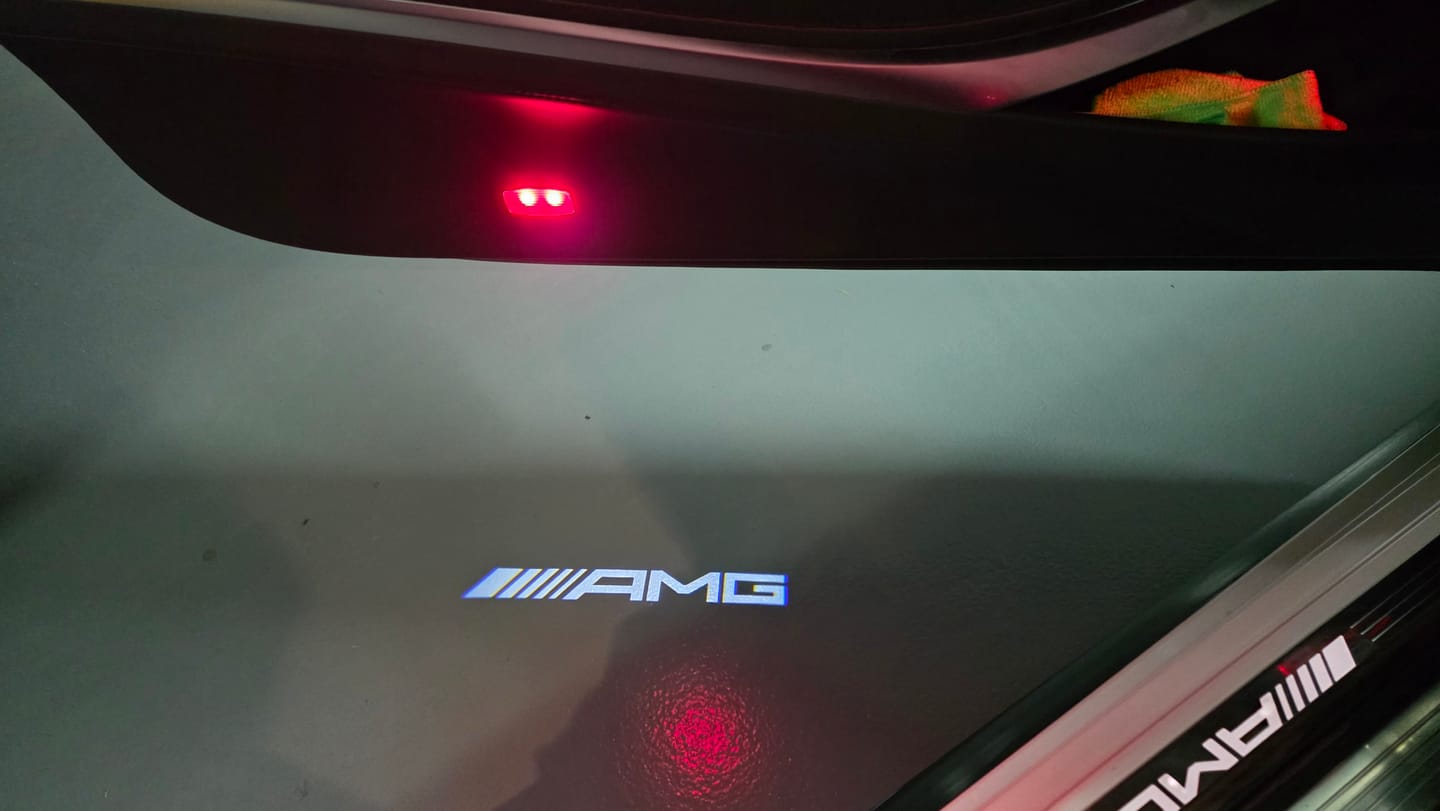 Customer photo review of Mercedes Benz LED Car Door Welcome Logo Shadow Lights