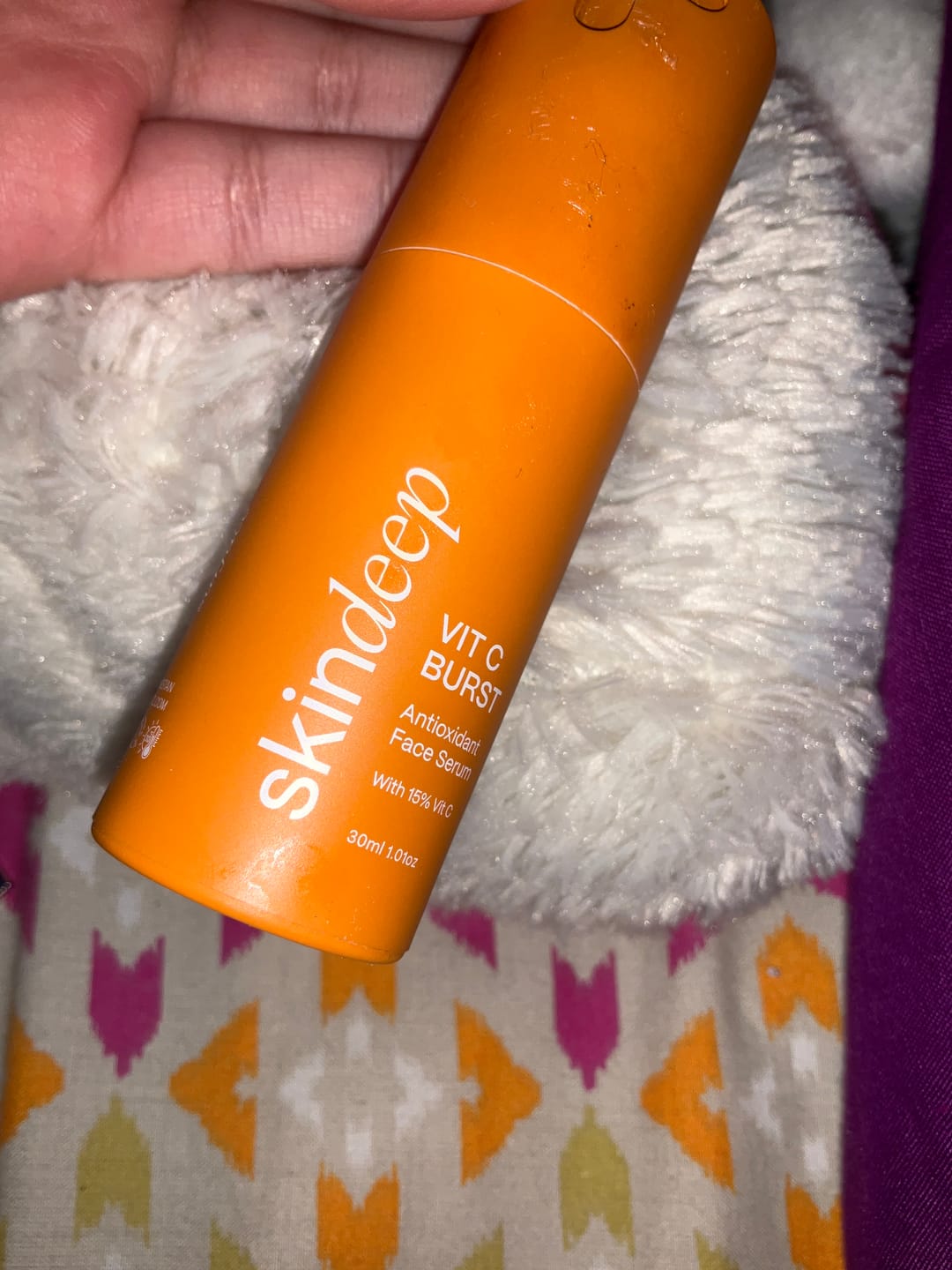 Customer photo review of Vit C BURST - Antioxidant Face Serum
