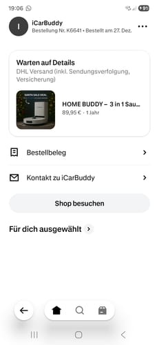 Customer photo review of HOME BUDDY –  3 in 1 Saugroboter mit Wischfunktion
