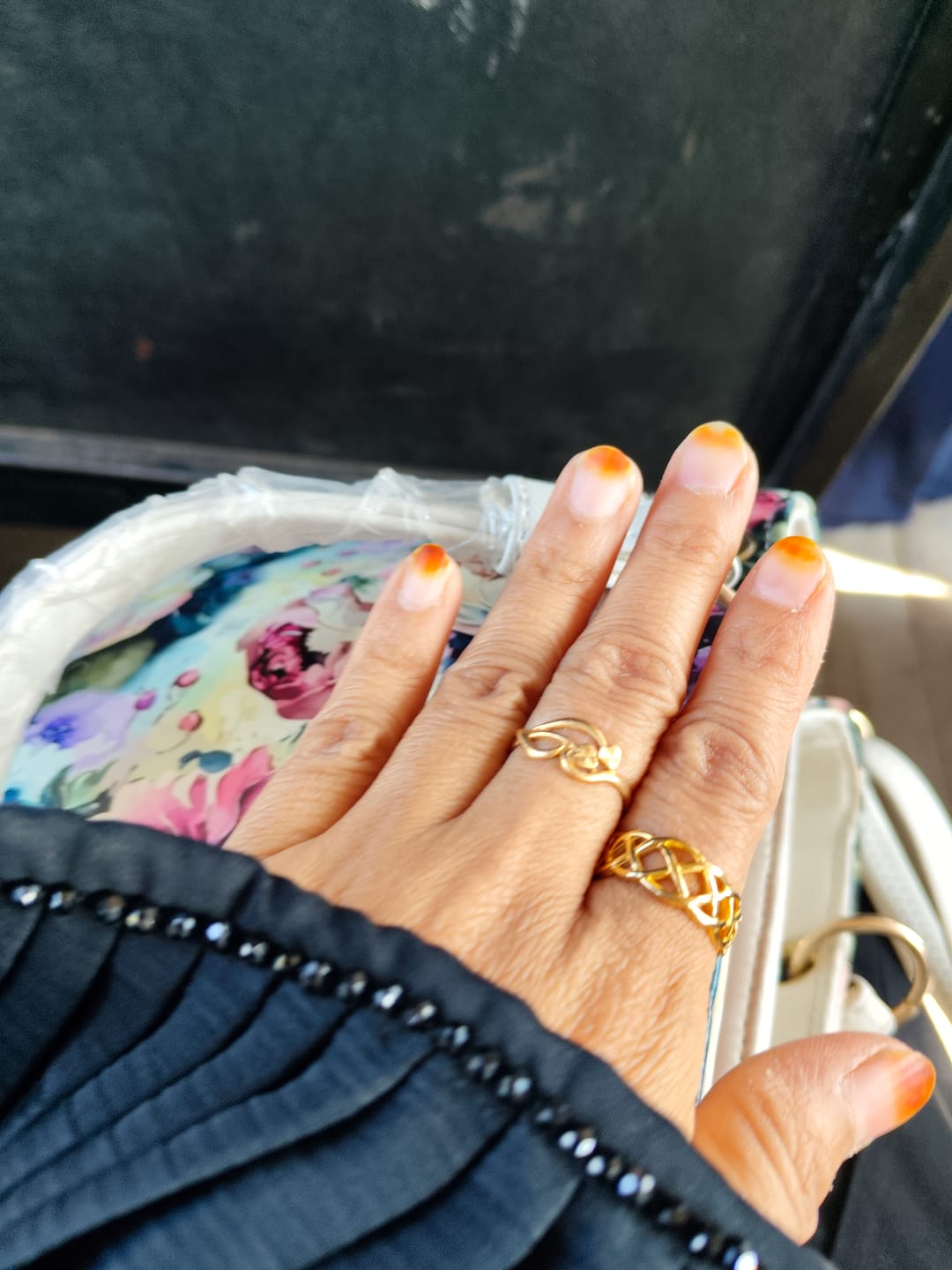 Customer photo review of Interlocking Gold Ring