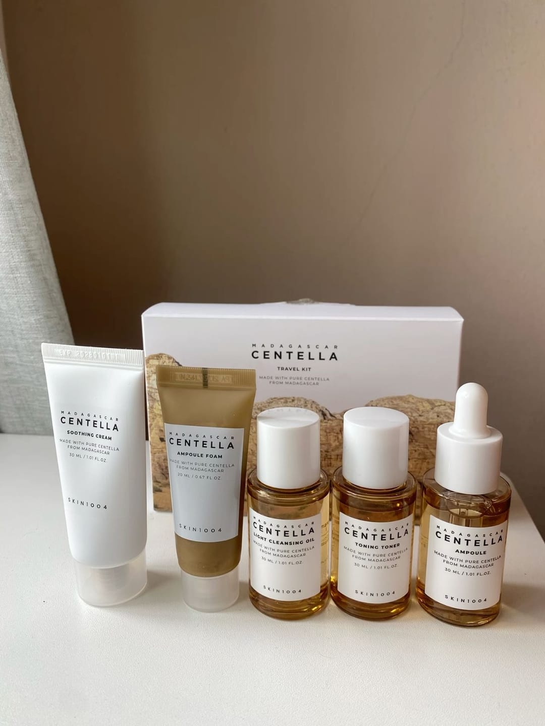 Customer photo review of مجموعة السفر مدغشقر سنتيلا من سكين1004 - 5قطع