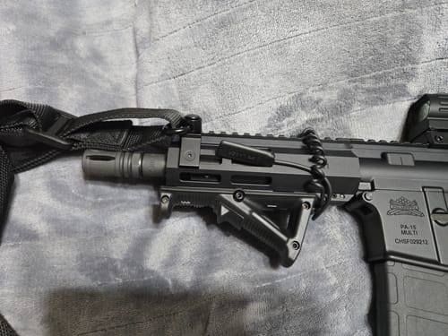 Customer photo review of Vertical and Angled Foregrips