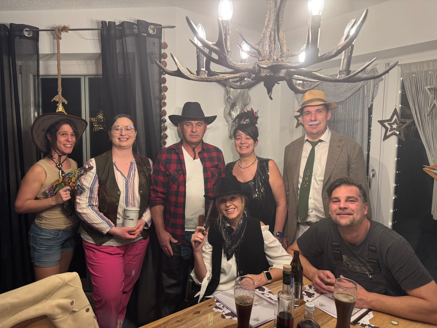 Customer photo review of Wild West Cowboy Murder Mystery Host Your Own Game Kit