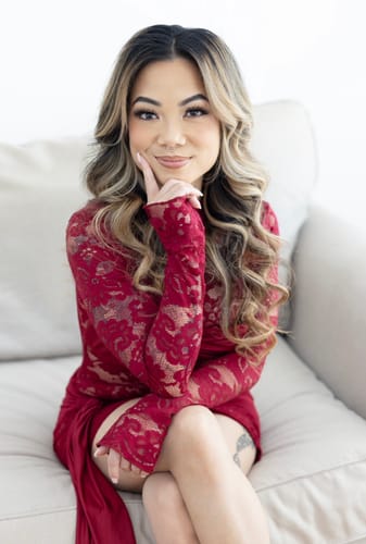 Customer photo review of Victoria Lace Dress (2 Colors)