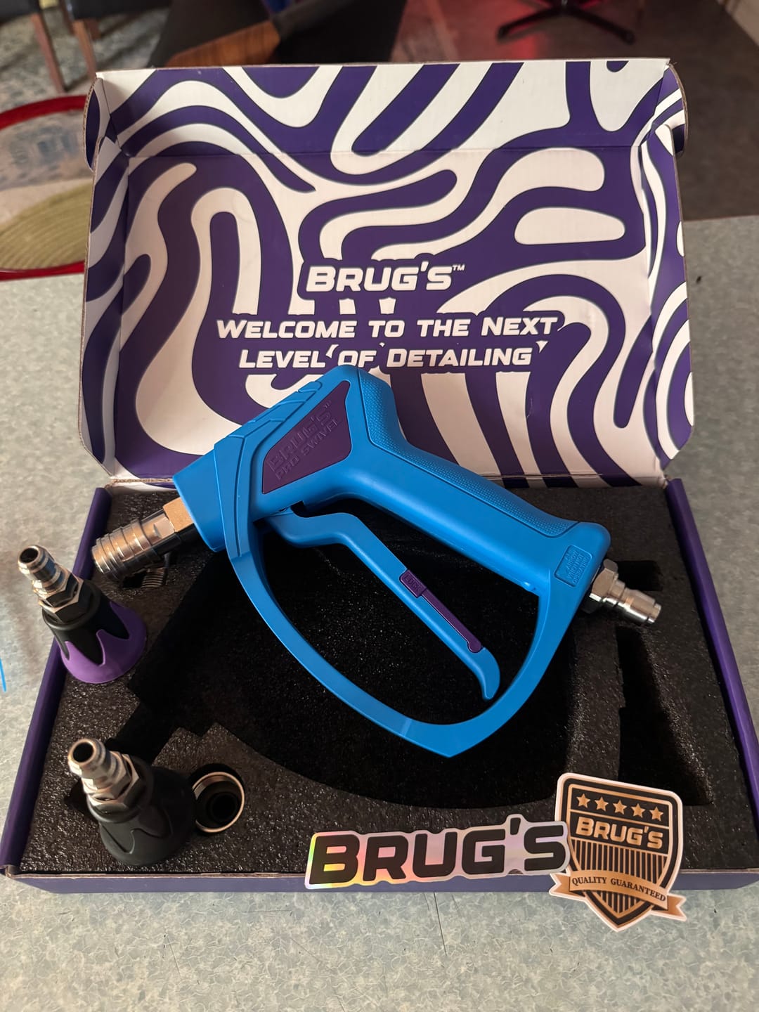 Customer photo review of Brug's® Pro Swivel Gun V2.0