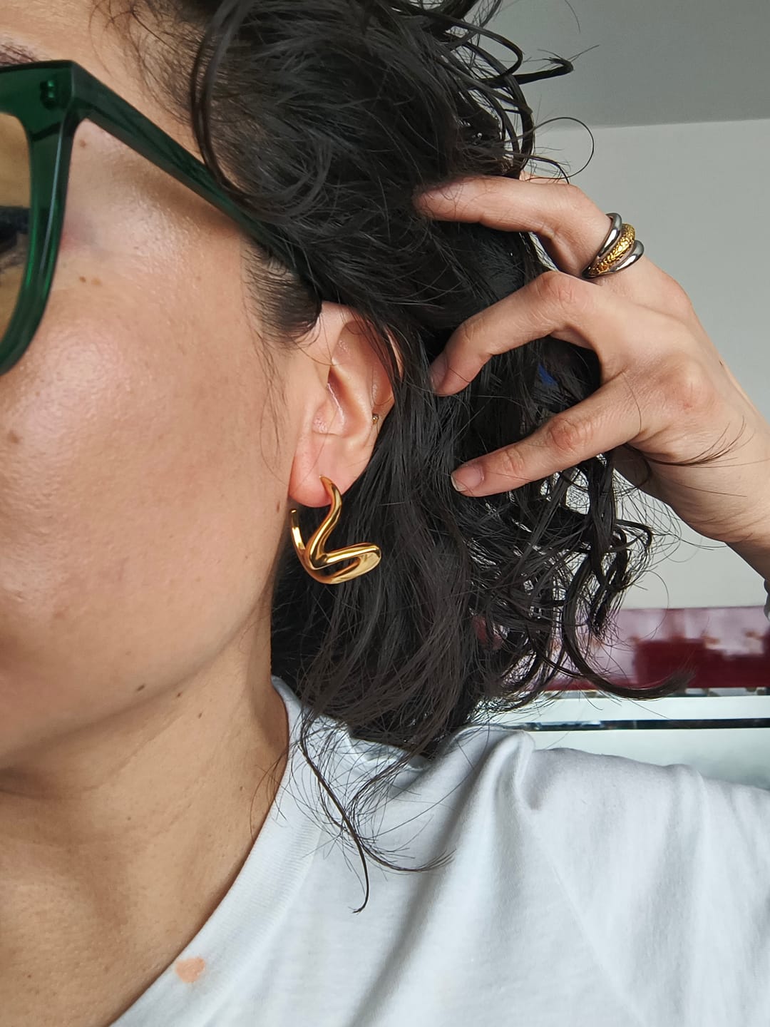 Customer photo review of Aretes Arisbe