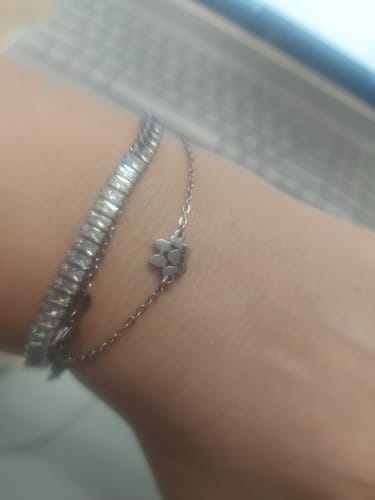 Customer photo review of Βραχιόλι με χάραξη το όνομα του Δικού σας Κατοικίδιου - Tiny Paw
