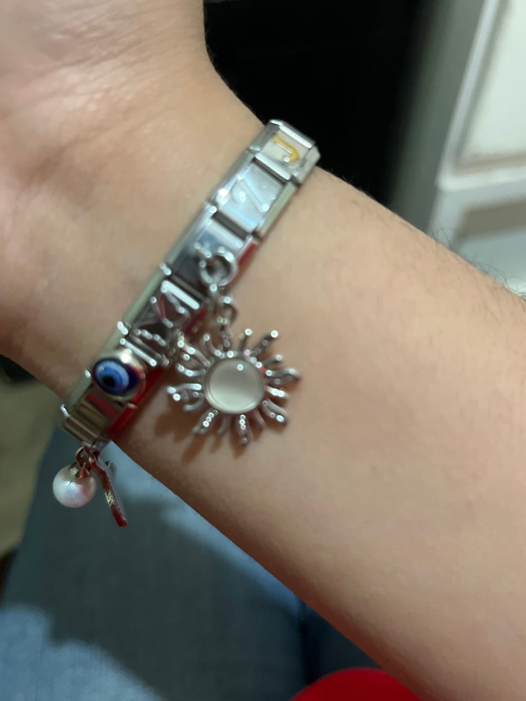 Customer photo review of Charm Colgante sirena azul