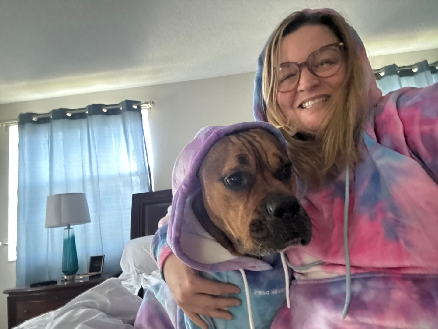Customer photo review of Velvet Human Hoodies