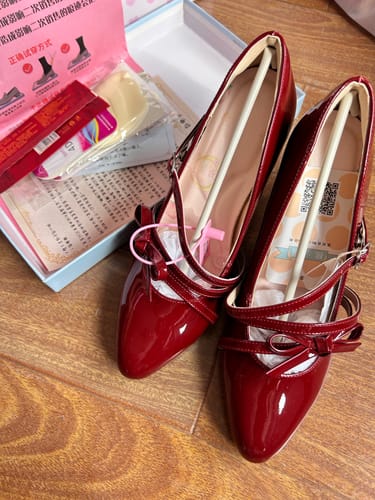 Customer photo review of French Mary Jane with Bow