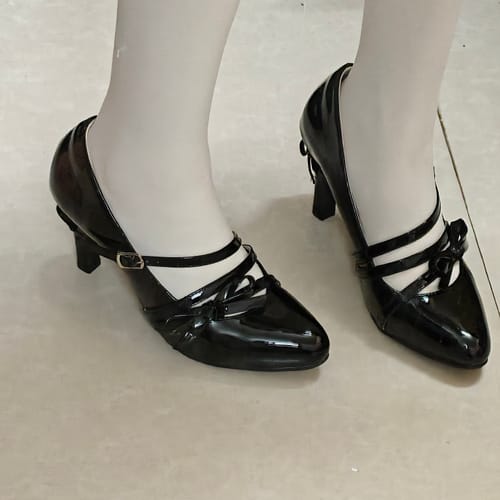 Customer photo review of French Mary Jane with Bow