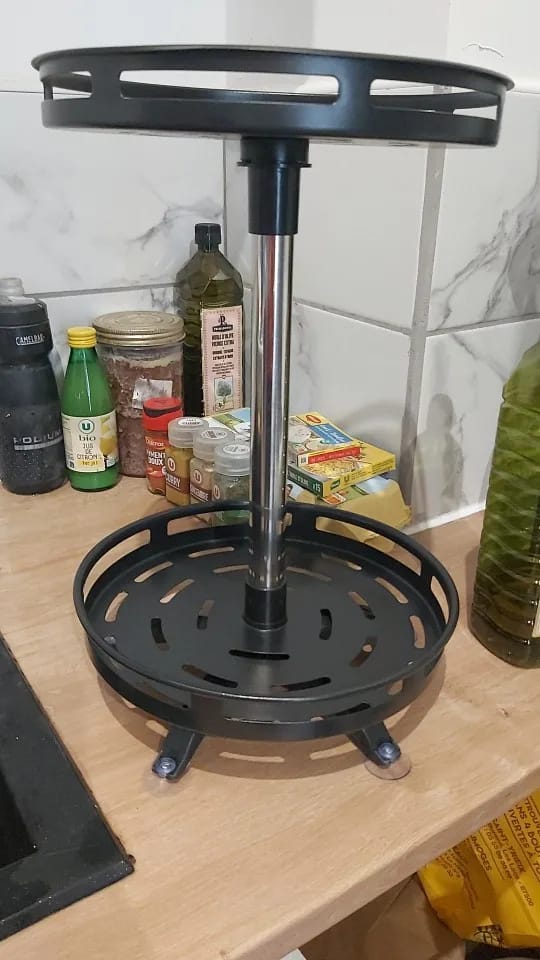 Customer photo review of DOESS Spice Rack Arco -3 Layers