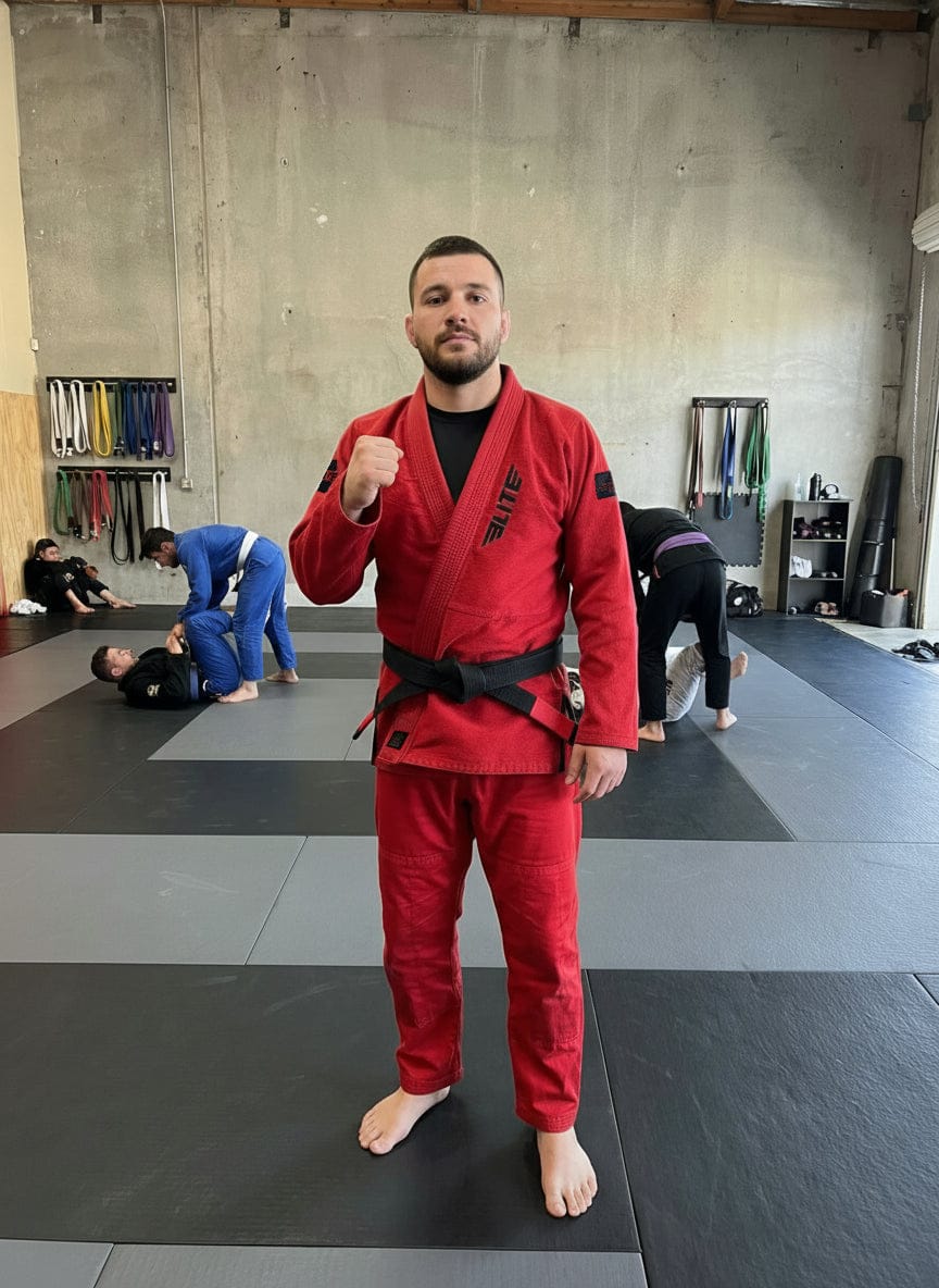 Customer photo review of Core Red Brazilian Jiu Jitsu Mens BJJ Gi