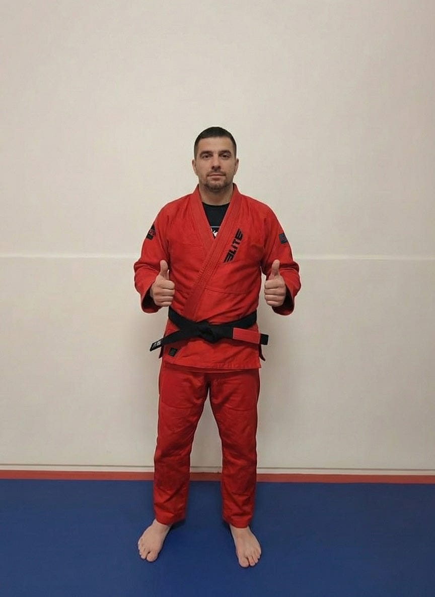 Customer photo review of Core Red Brazilian Jiu Jitsu Mens BJJ Gi