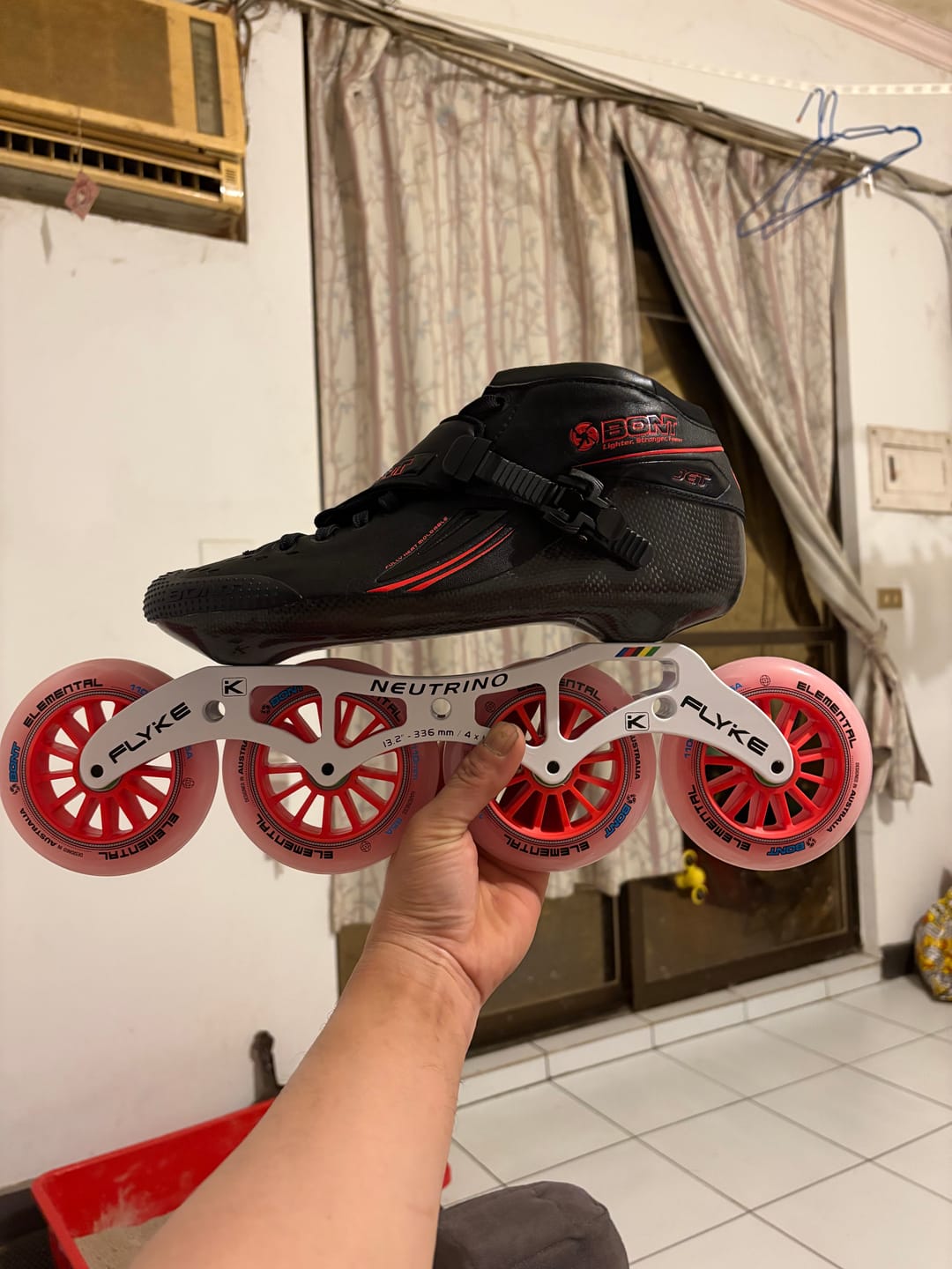 Customer photo review of Elemental Inline Skate Wheel