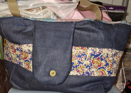 Customer photo review of LIVE Per Metres, Denim  'SANTIGO ELENOR  BLUE' 21/01/26