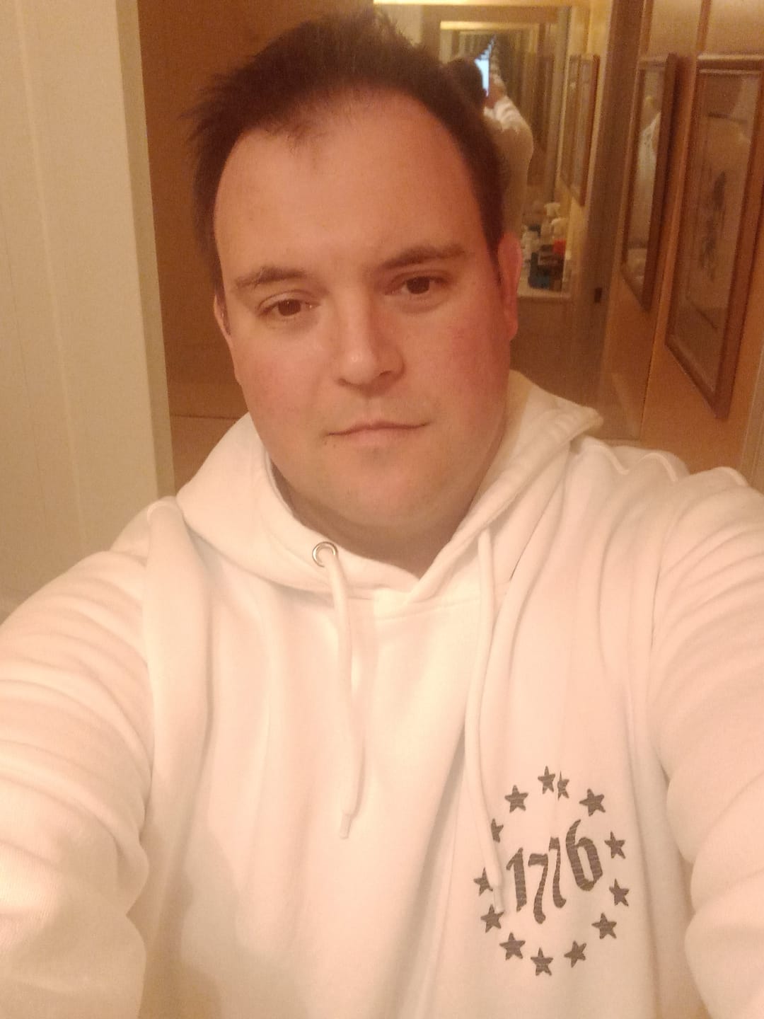 Customer photo review of United We Stand Hoodie