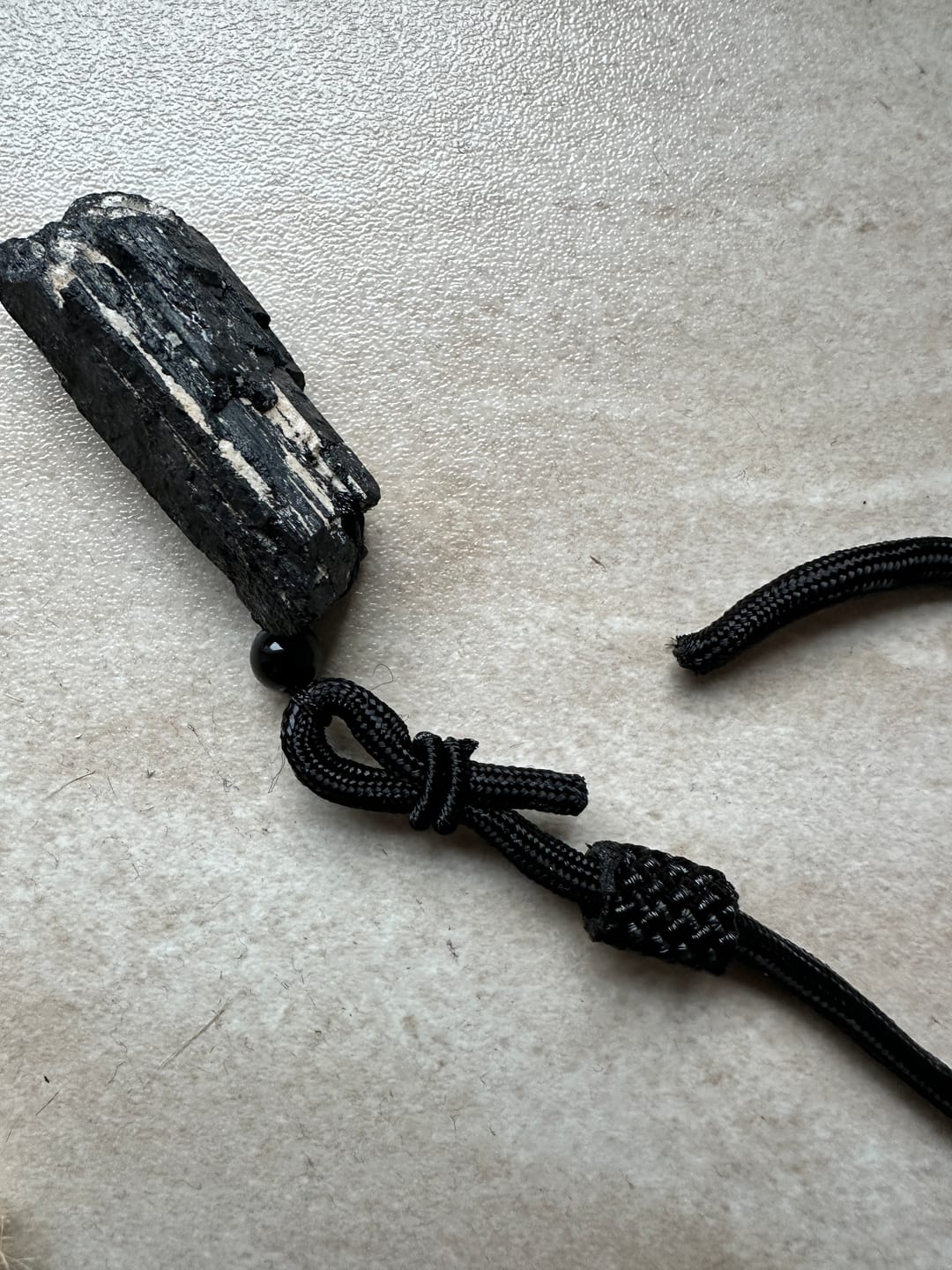 Customer photo review of Turmalin Halskette - Naturstein