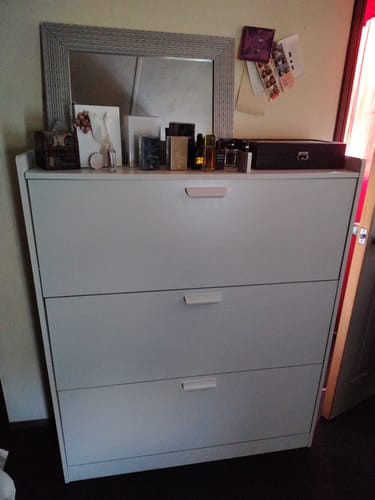 Customer photo review of Zapatera Organizadora VTRIN XXL para 25 pares y tallas grandes hasta 44