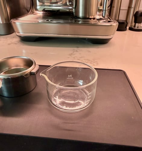 Customer photo review of Espresso Shot Glass with Measuring Scale