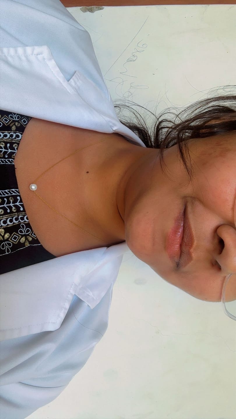 Customer photo review of Delicate Pearl Necklace