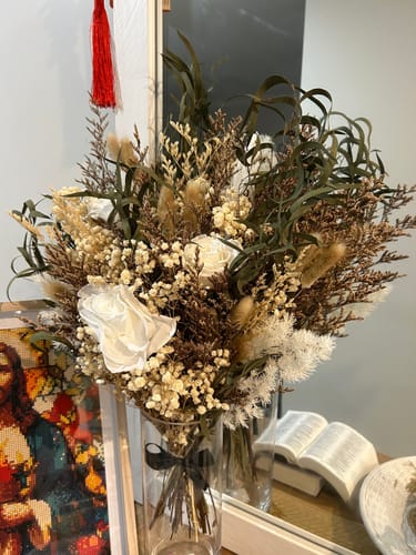 Customer photo review of Timeless Petals Bouquet (White)