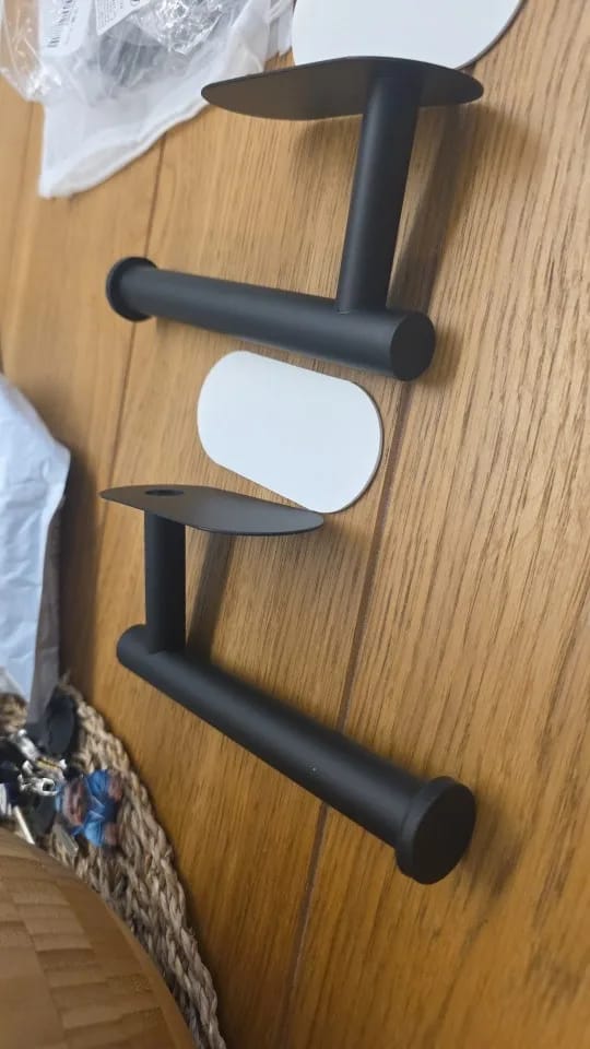 Customer photo review of Toilet Paper Holder Silhouette -Black