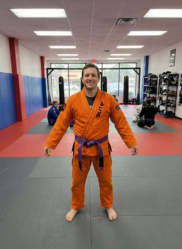 Customer photo review of Core Orange Brazilian Jiu Jitsu Mens BJJ Gi