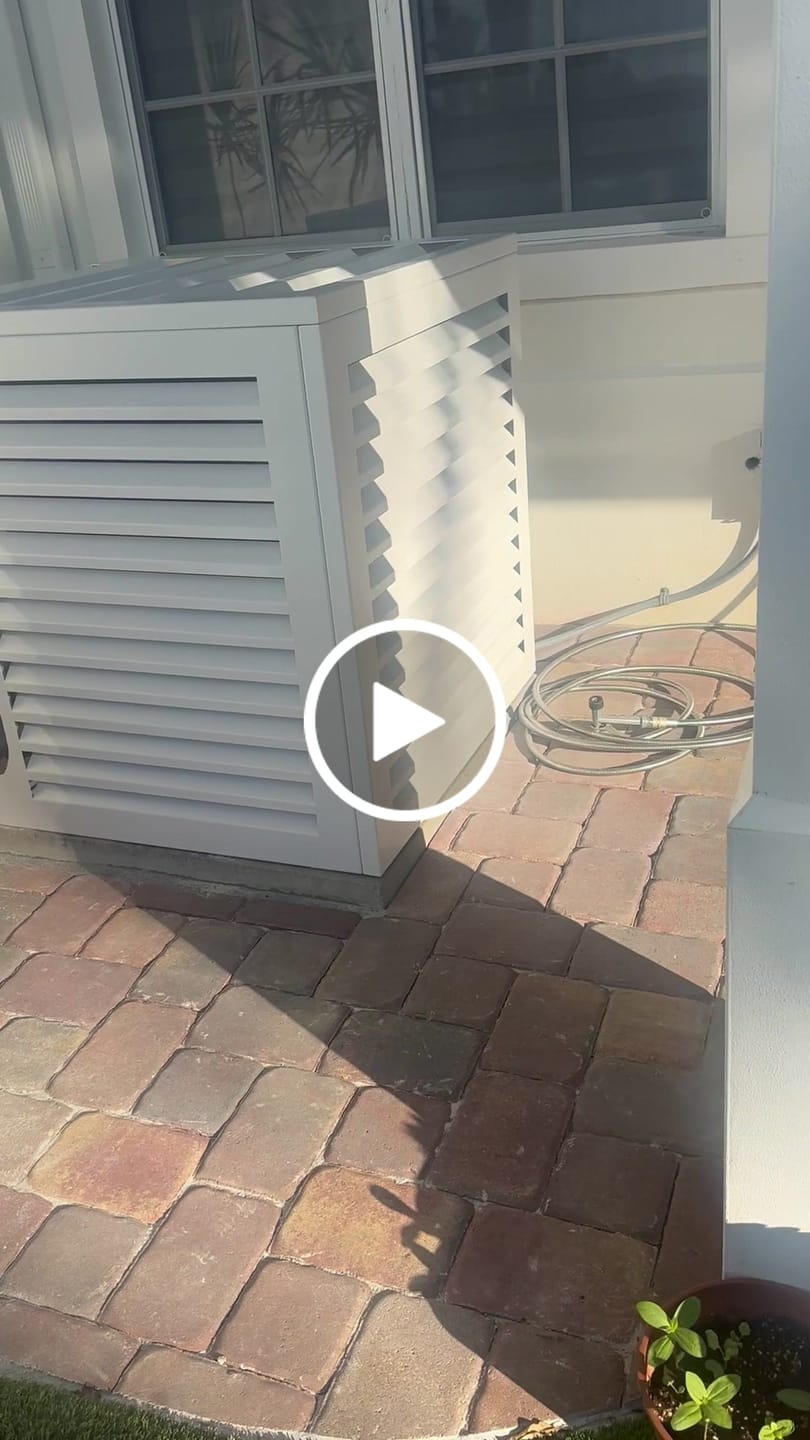 Customer video review of Central AC Cover - White