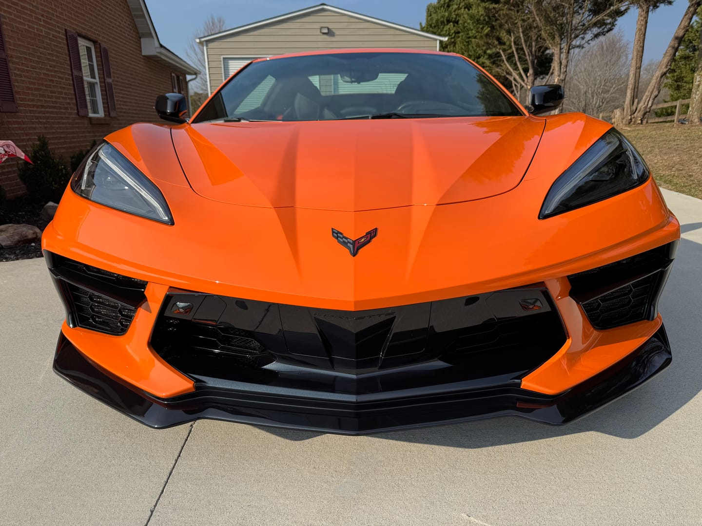 Customer photo review of Corvette C8 | 5VM Style Front Splitter