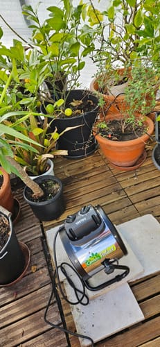 Customer photo review of Gewächshausheizung "Palma" mit manuellem Thermostat 2000 W