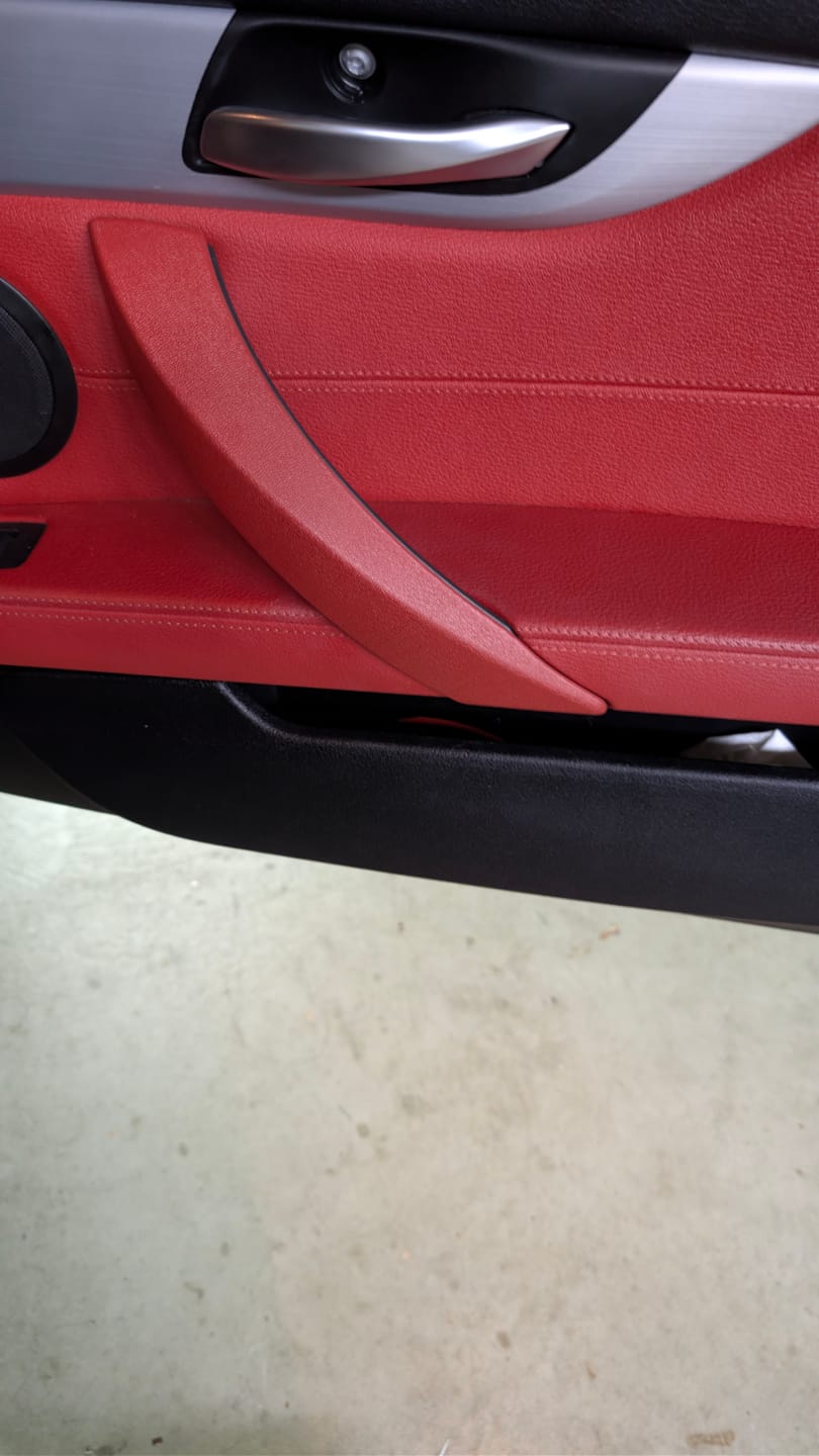 Customer photo review of BMW Z4 E89 (2009-2016) Passenger Door Handle Cover | Permanent Fix for Sticky, Melting Handles | SPCRSO