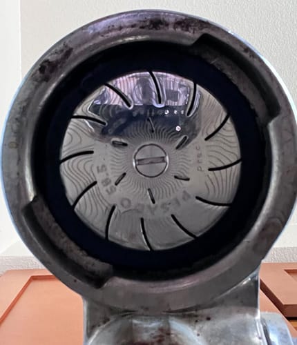 Customer photo review of High Diffusion Espresso Shower Screen - LM, E61, HX, MV