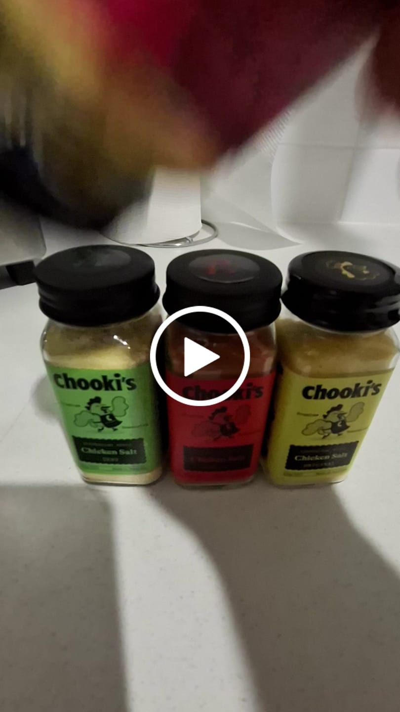 Customer video review of Chooki's Vinegar Chicken Salt 100g