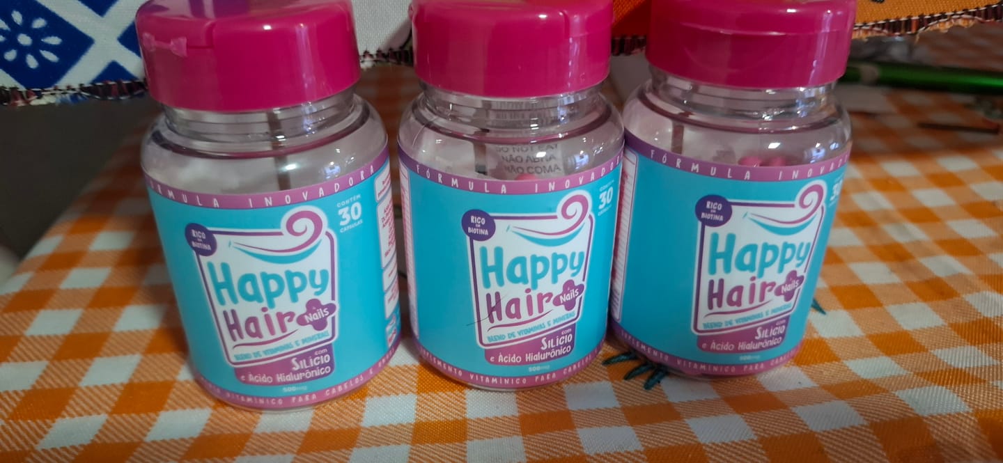 Customer photo review of Happy Hair 3 Potes Black Friday