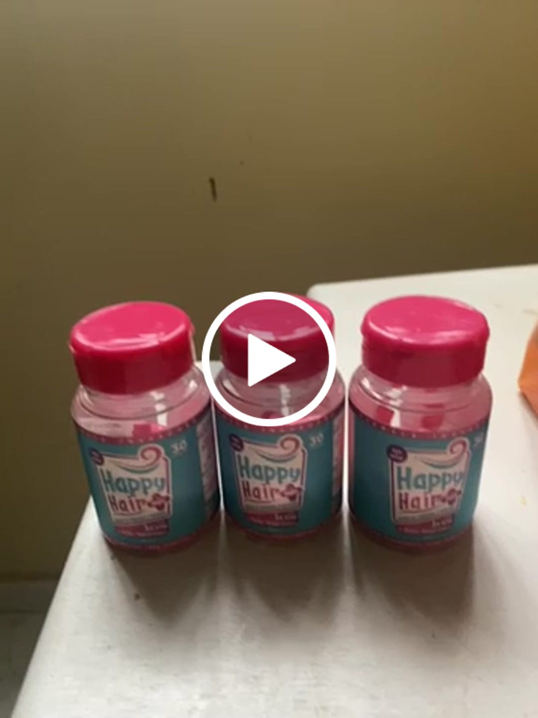 Customer video review of Happy Hair 3 Potes Black Friday