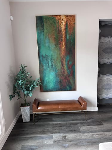 Customer review photo for Colorful Painting #CA344